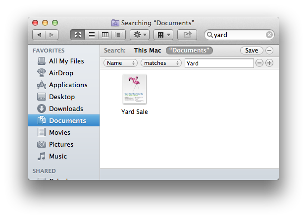 search docs