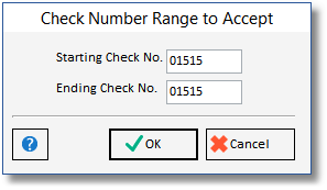 chk number range to accept window