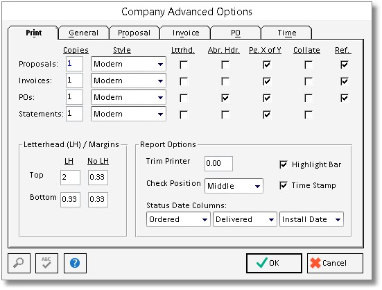 company adv - print tab