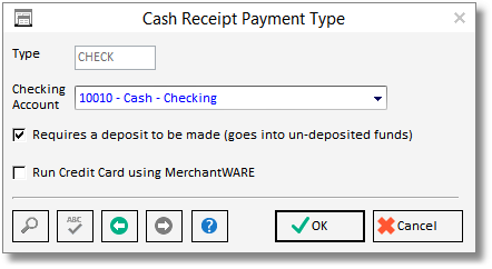 cr payment type window