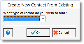 create new contact
