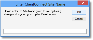 enter site name clientconnect