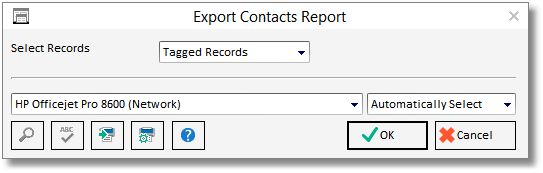 export contacts window