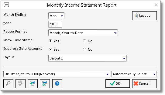 mth inc stmt report