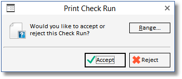 print check run window