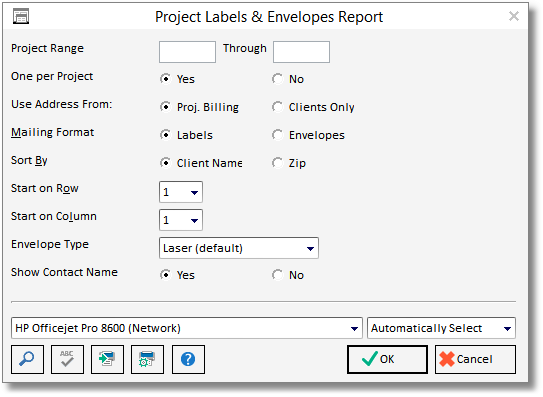 proj label report