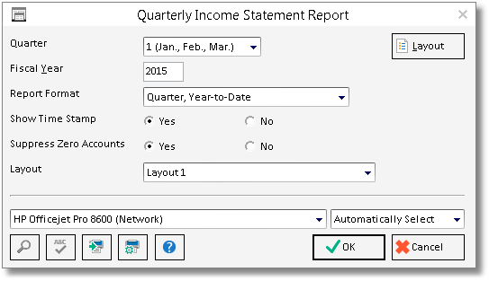 quarterly inc stmt report