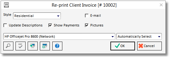 reprint invoice