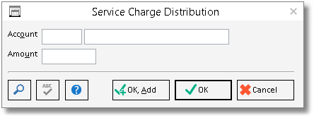 service charge dist window