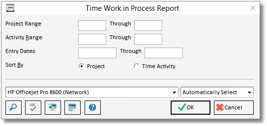 time WIP report