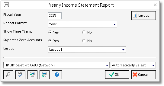 yearly inc stmt report