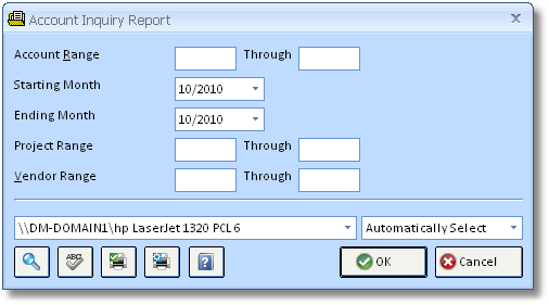 Account Inquiry