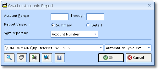 Chart of Accounts