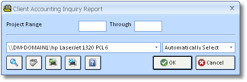 Client Accounting Inquiry
