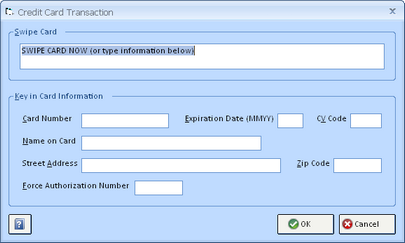 Credit Card Transaction Window 1