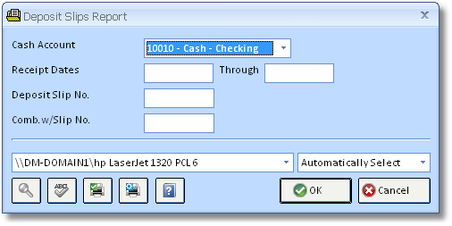 Deposit Slips