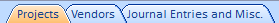 Documents and Accounting Tabs