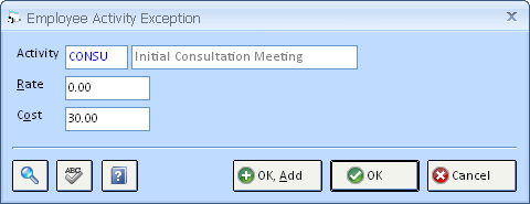 Employee Activity Exception