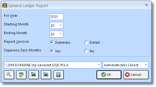 General Ledger Report