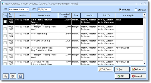 New Purchase Order