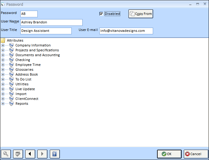 Password-disable