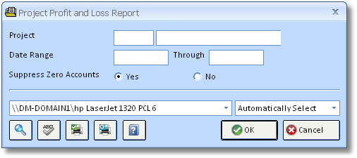Project Profit and Loss