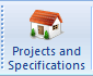 Projects and Specifications Button