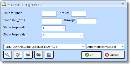 Proposal Listing