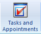Tasks and Appointments Button