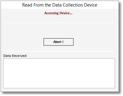 data collection-accessing device