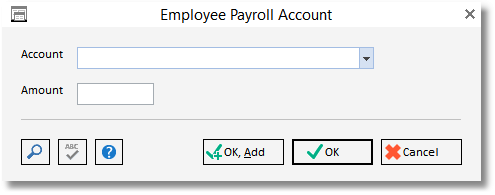 employee payroll acct window