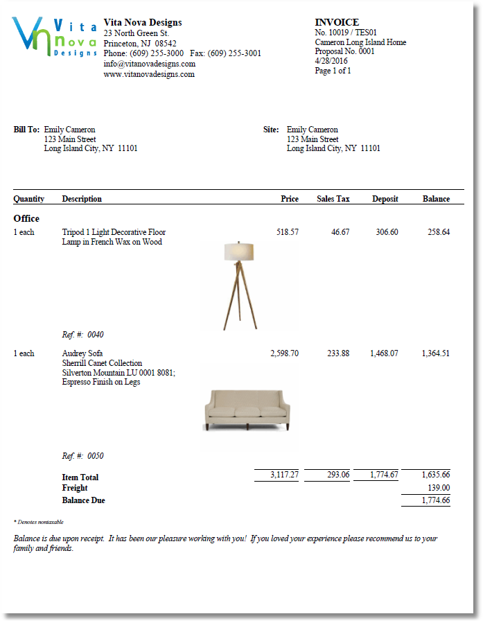 Invoice_ResidentialWithDeposit