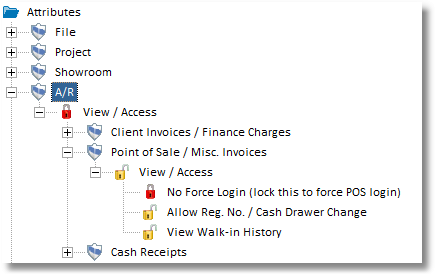 POS Password Attributes