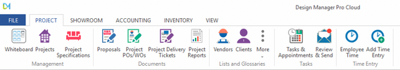 project menu