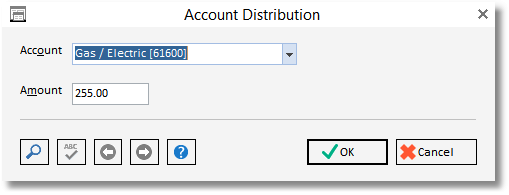 recurring - acct dist window