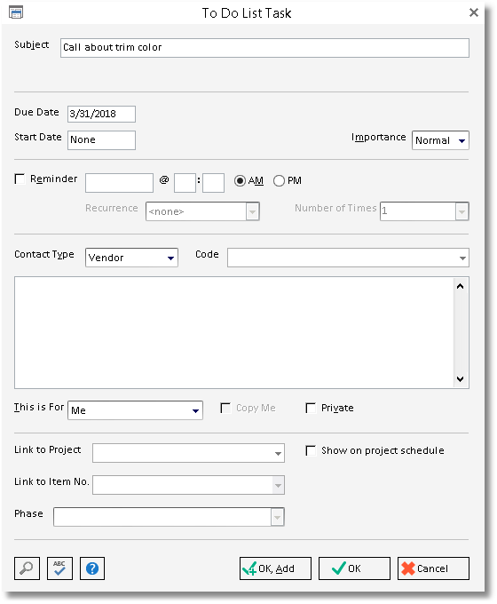 to do list task window