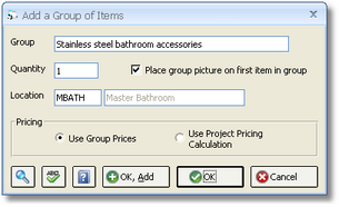 Add a Group of Items