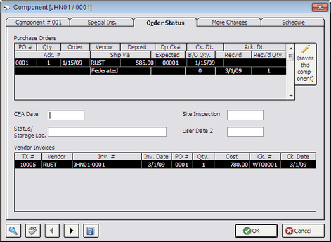 Component - Order Status