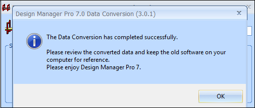Conversion - completed successfully