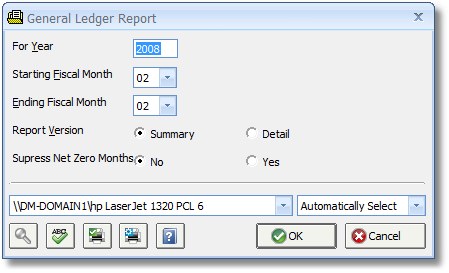 General Ledger Report