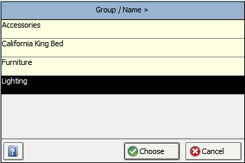 group search window