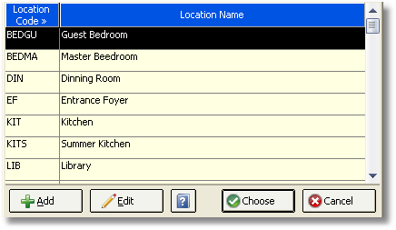 Location Search Window
