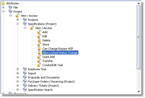 Password Window - Attributes Expanded
