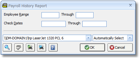 Payroll History Report