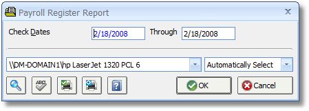 Payroll Register Report