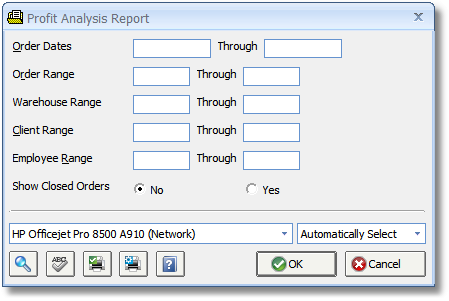 Profit Analysis Report-Showroom 