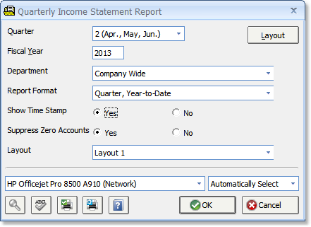 quarterly income stmt report