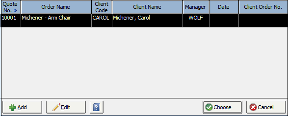 quote search window