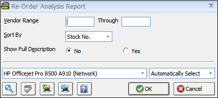 Re-Order Analysis Report