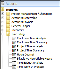 reports list - TB